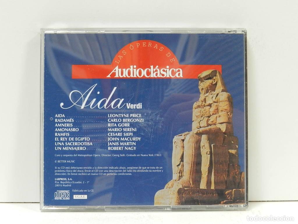 CDs de m&uacute;sica: DISCO CD. Las Operas de Audiocl&aacute;sica - Aida. COMPACT DISC. - Foto 2