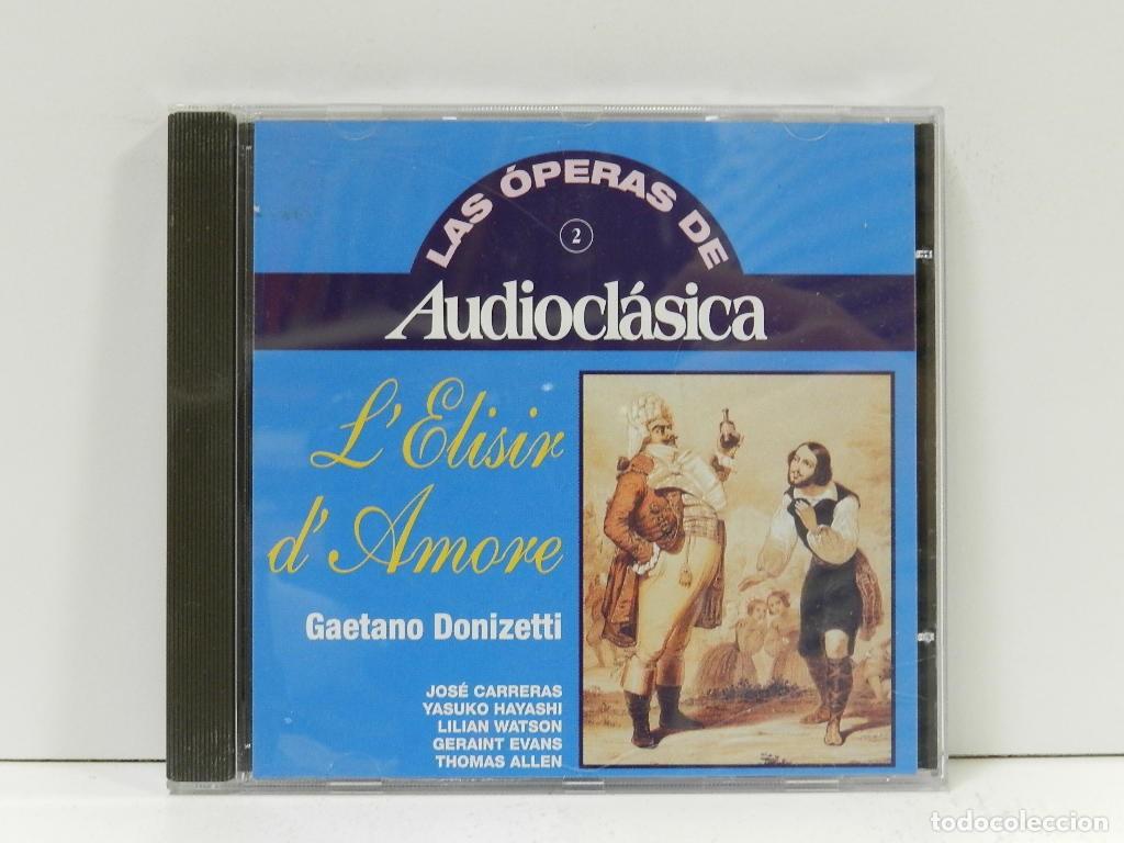 CDs de m&uacute;sica: DISCO CD. Las Operas de Audiocl&aacute;sica - LElisir DAmore. COMPACT DISC. - Foto 1