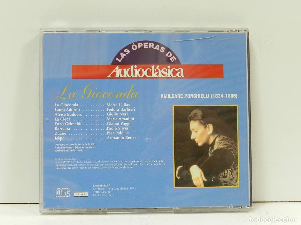 CDs de m&uacute;sica: DISCO CD. Las Operas de Audiocl&aacute;sica - La Gioconda. COMPACT DISC. - Foto 2
