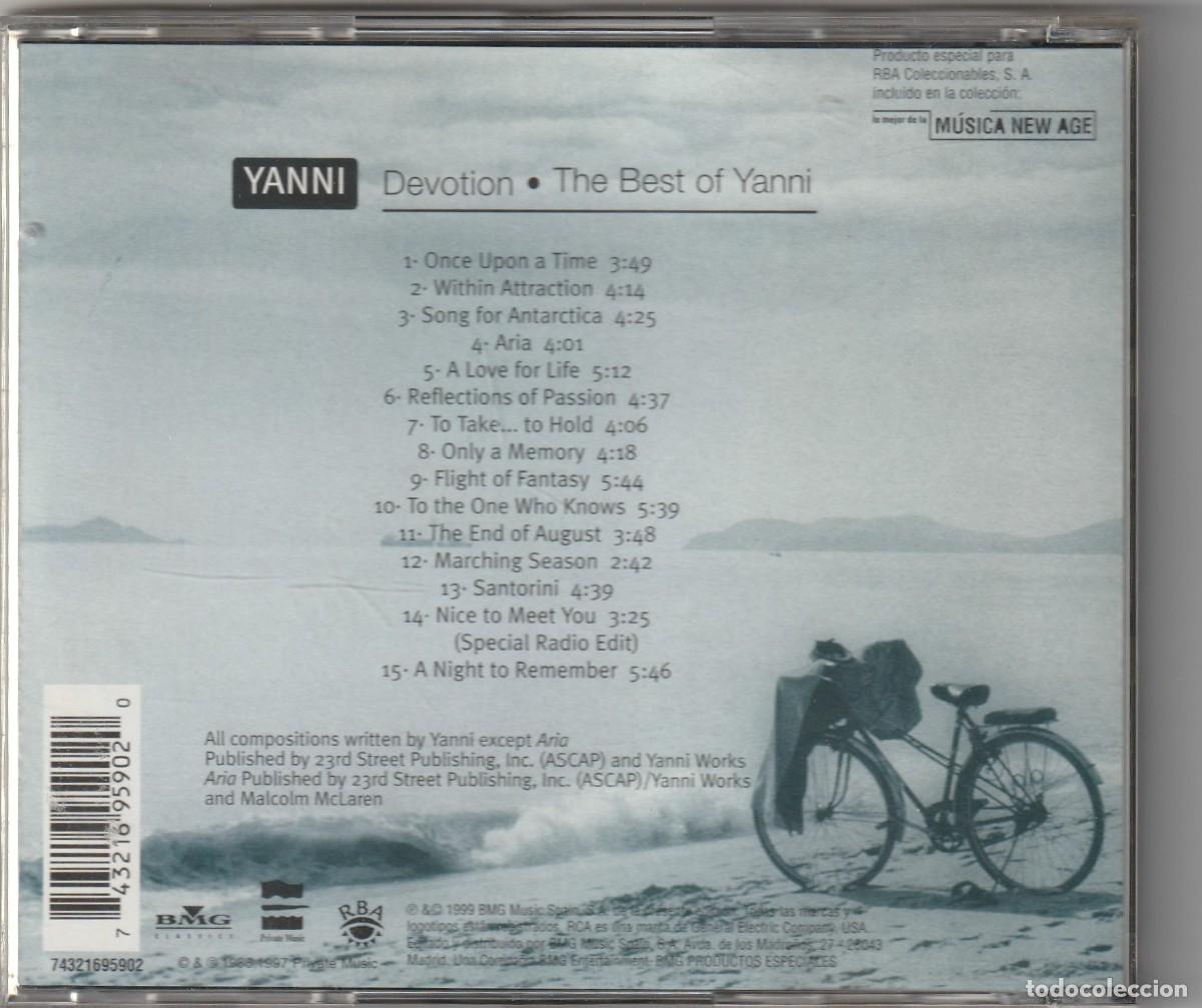 CDs de m&uacute;sica: YANNI - DEVOTION (CD RBA-BMG 1999) - Foto 2
