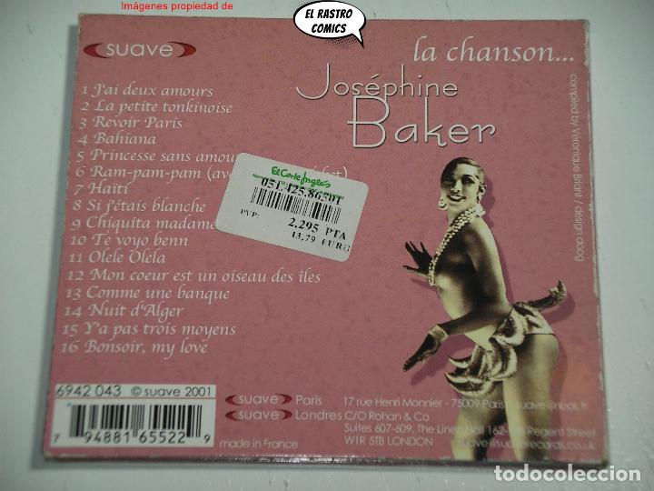 CDs de m&uacute;sica: Jos&eacute;phine Baker, La Chanson&hellip;CD Suave, 2001, MUY DIF&Iacute;CIL - Foto 2
