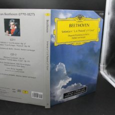 CDs de Música: BEETHOVEN SINFONIAS Nº 5,6 PASTORAL Y 9 CORAL DEUTSCHE GRAMMOPHON 2 CD