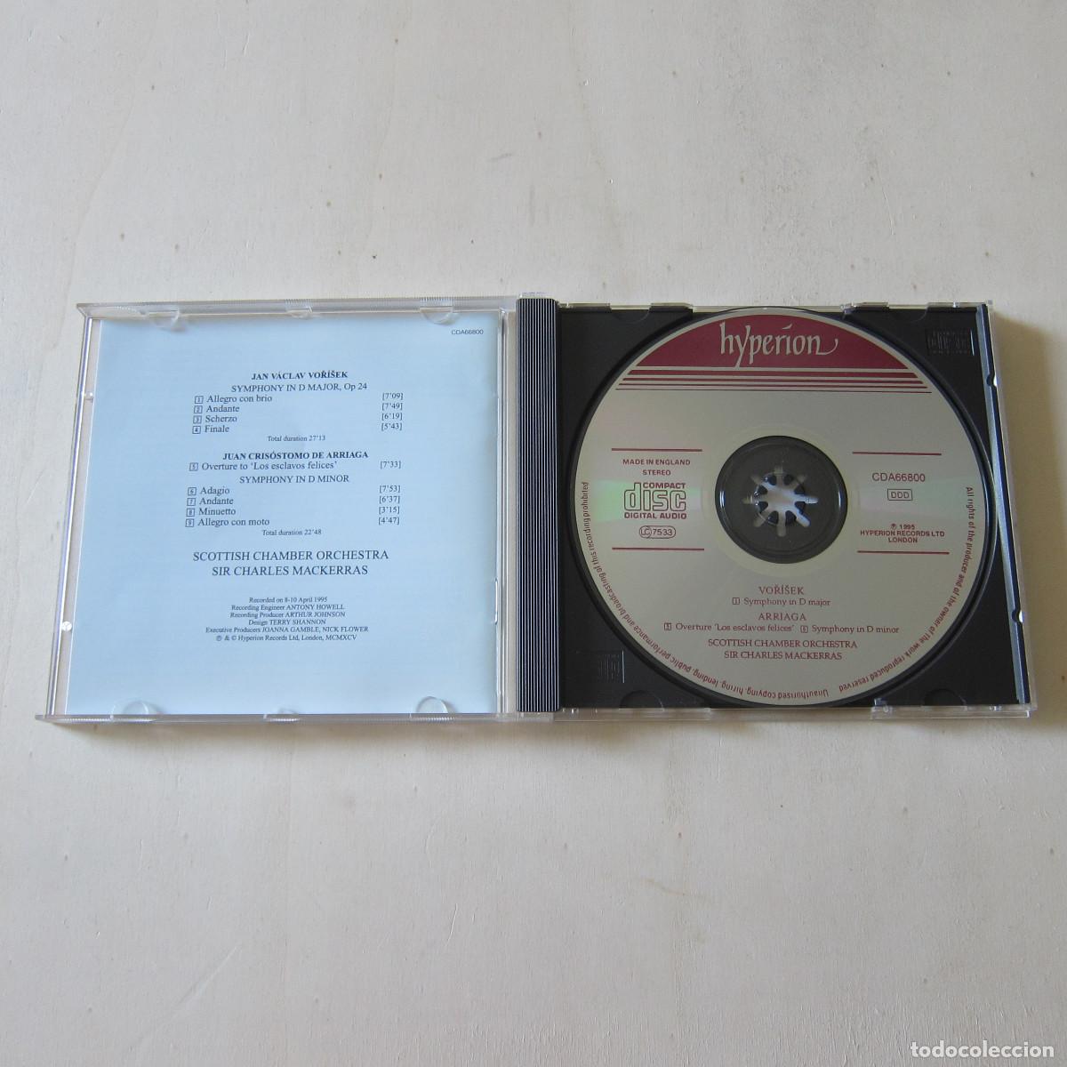 CDs de m&uacute;sica: ARRIAGA SYMPHONY IN B - SIR CHARLES MACKERRAS (HYPERION) - Foto 3