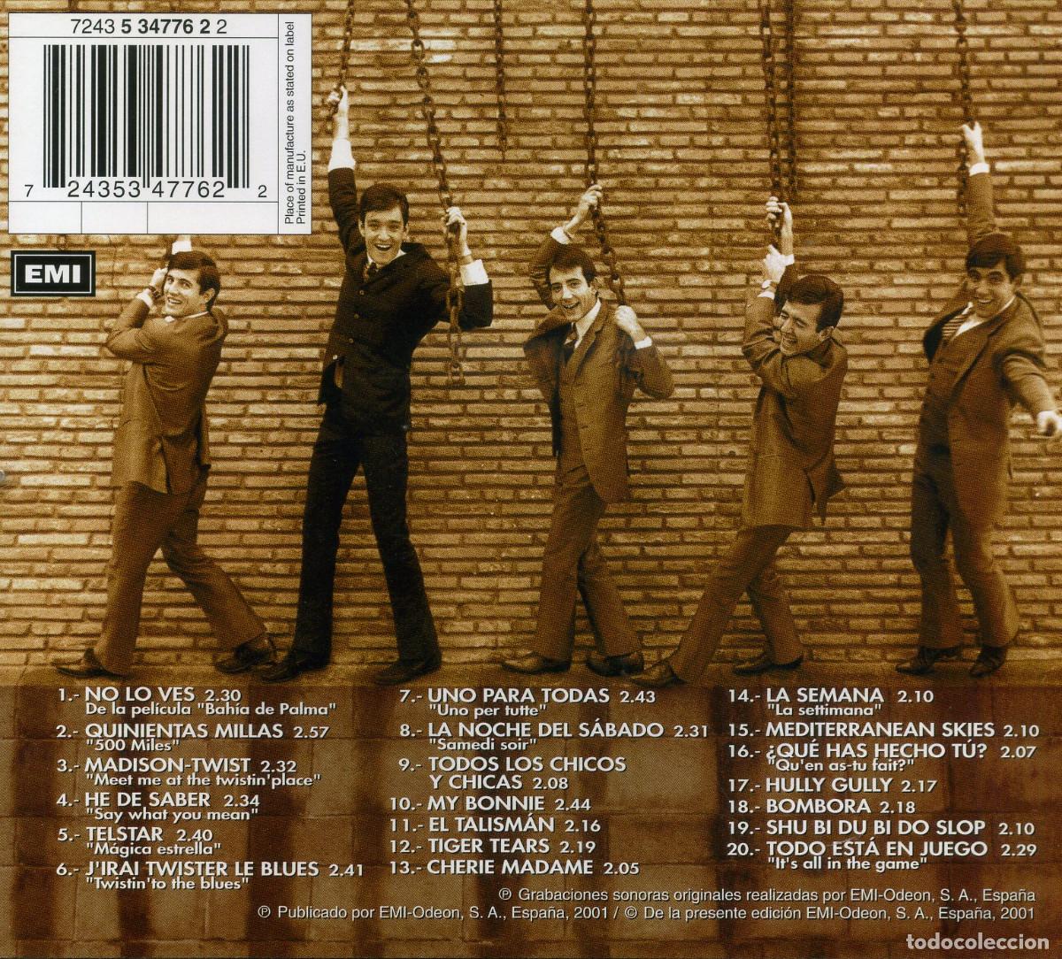 CDs de m&uacute;sica: LOS MUSTANG - 1962/1963 - Foto 2