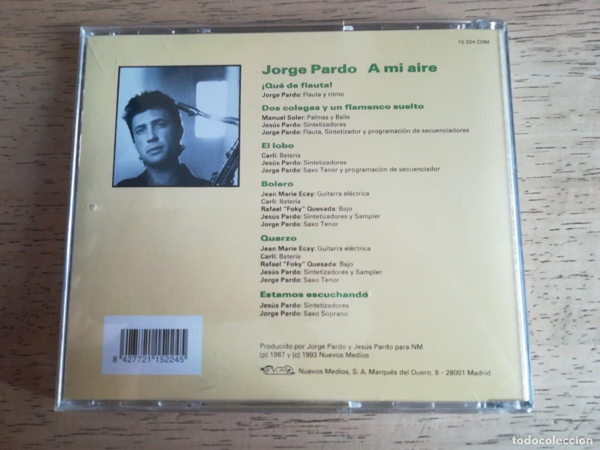CDs de m&uacute;sica: Jorge Pardo. A mi aire. CD - Foto 2