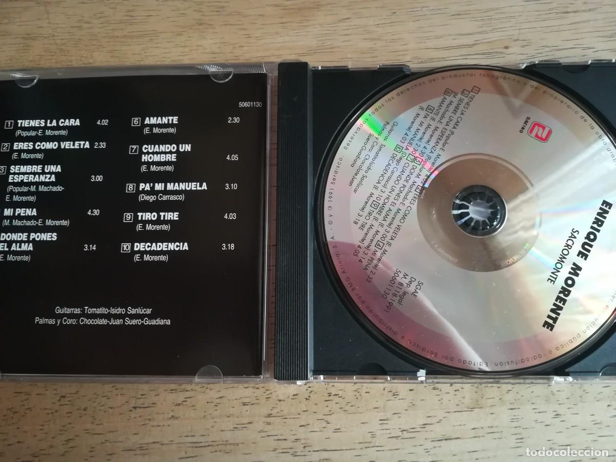 CDs de m&uacute;sica: Enrique Morente. Sacromonte. CD - Foto 3