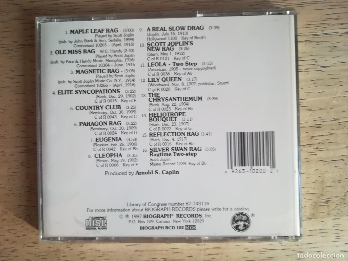 CDs de m&uacute;sica: Scott Joplin. Elite Syncopations. CD - Foto 2