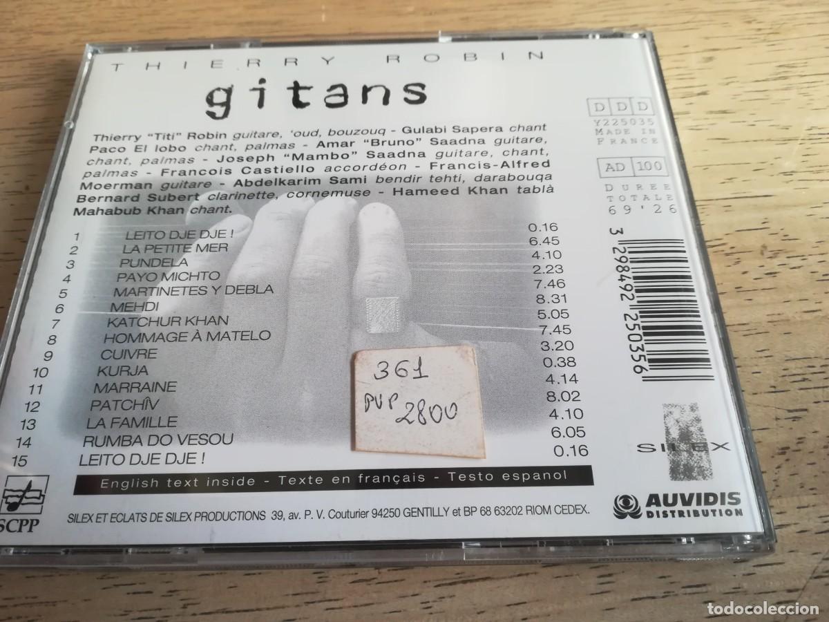 CDs de m&uacute;sica: Thierry Robin. Gitans. Silex. CD - Foto 2
