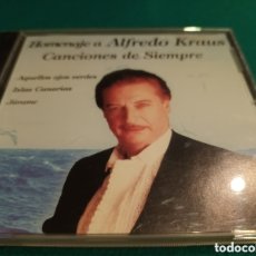 CDs de Música: HOMENAJE A ALFREDO KRAUS - CANCIONES PARA SIEMPRE - CD. Lote 384987559