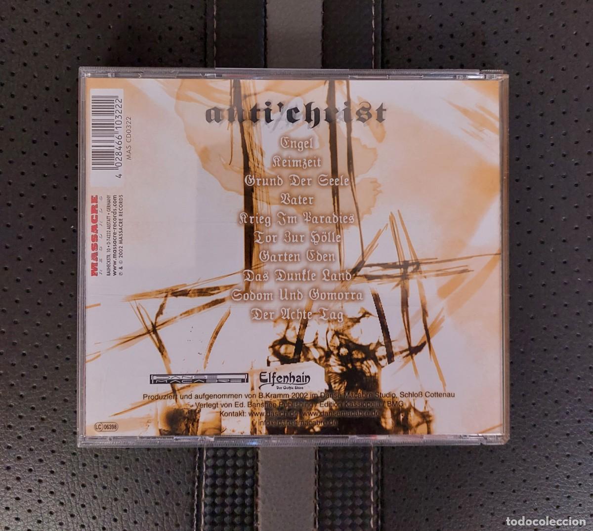 CDs de m&uacute;sica: Das Ich &rdquo;AntiChrist&rdquo; Massacre Records 2002 CD - Foto 3