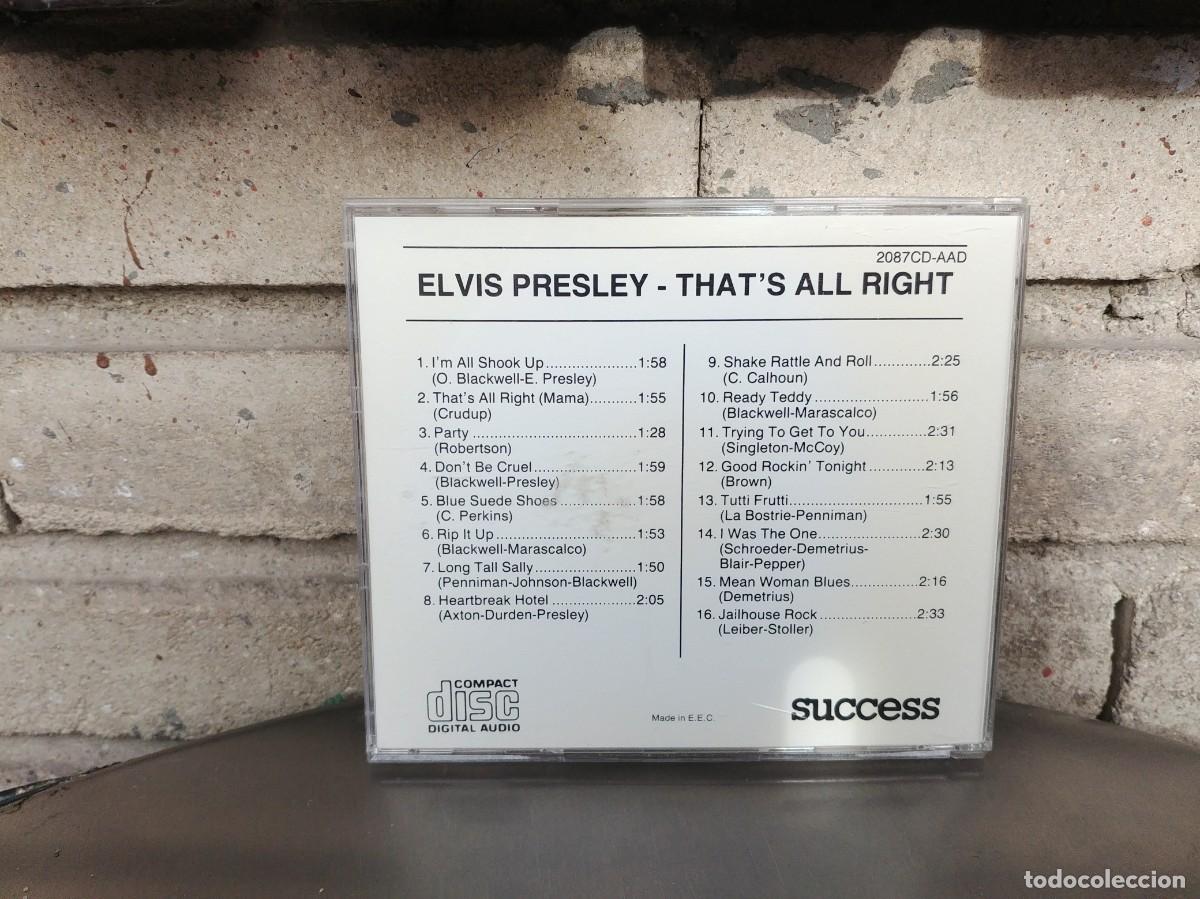 CDs de m&uacute;sica: ELVIS PRESLEY-CD THAT ALL RIGHT - Foto 3