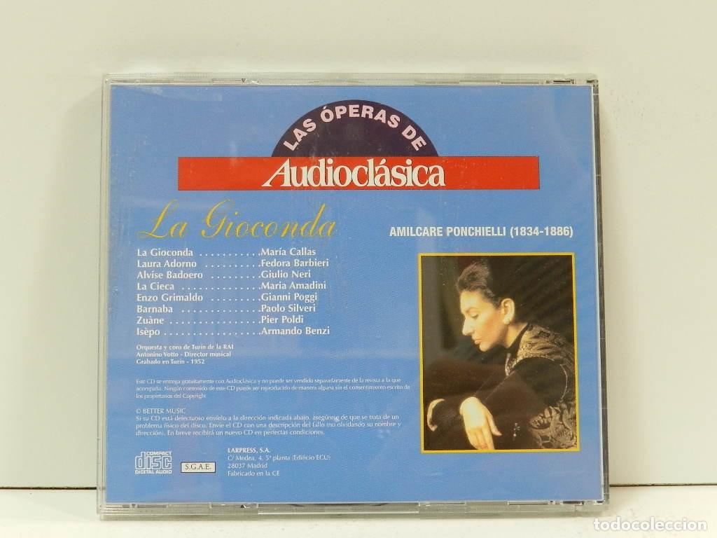 CDs de m&uacute;sica: DISCO CD. Las Operas de Audiocl&aacute;sica - La Gioconda. COMPACT DISC. - Foto 2