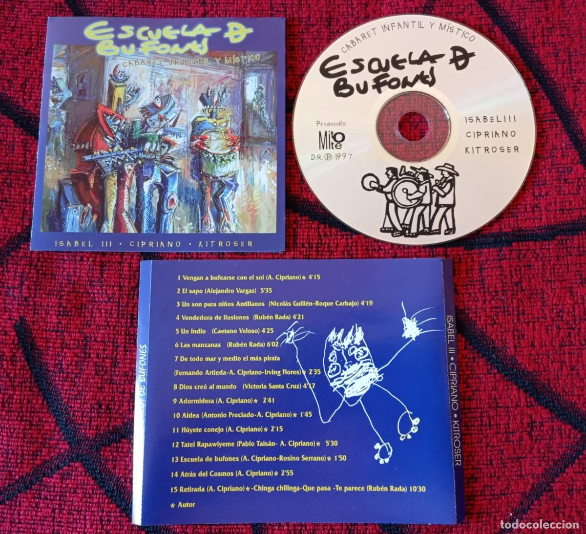 CDs de m&uacute;sica: ISABEL TERCERO (III) Y CIPRIANO *Escuela De Bufones (Cabaret Infantil y M&iacute;stico)* CD ORIGINAL MEXICO