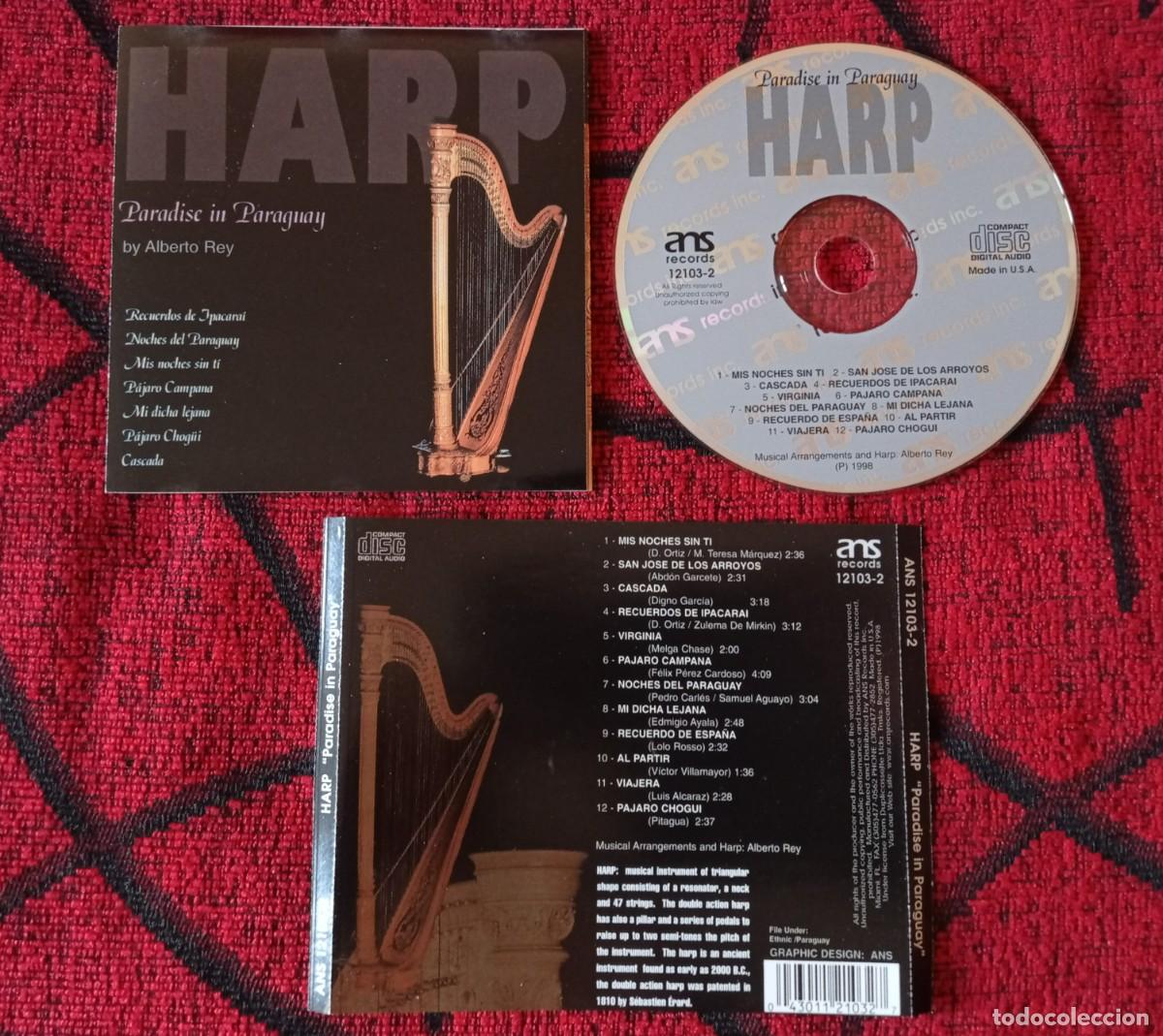 Musik-CDs: ALBERTO REY ** Harp - Paradise In Paraguay ** CD ORIGINAL 1998 USA