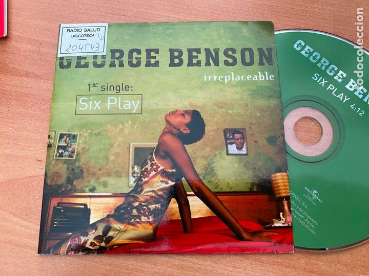 CDs de m&uacute;sica: GEORGE BENSON (IRREPLACEABLE) CD PROMO SINGLE ESPA&Ntilde;A (CDI11) - Foto 1
