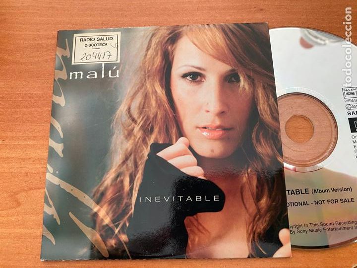 CDs de m&uacute;sica: MALU (INEVITABLE) CD PROMO SINGLE ESPA&Ntilde;A (CDI11) - Foto 1