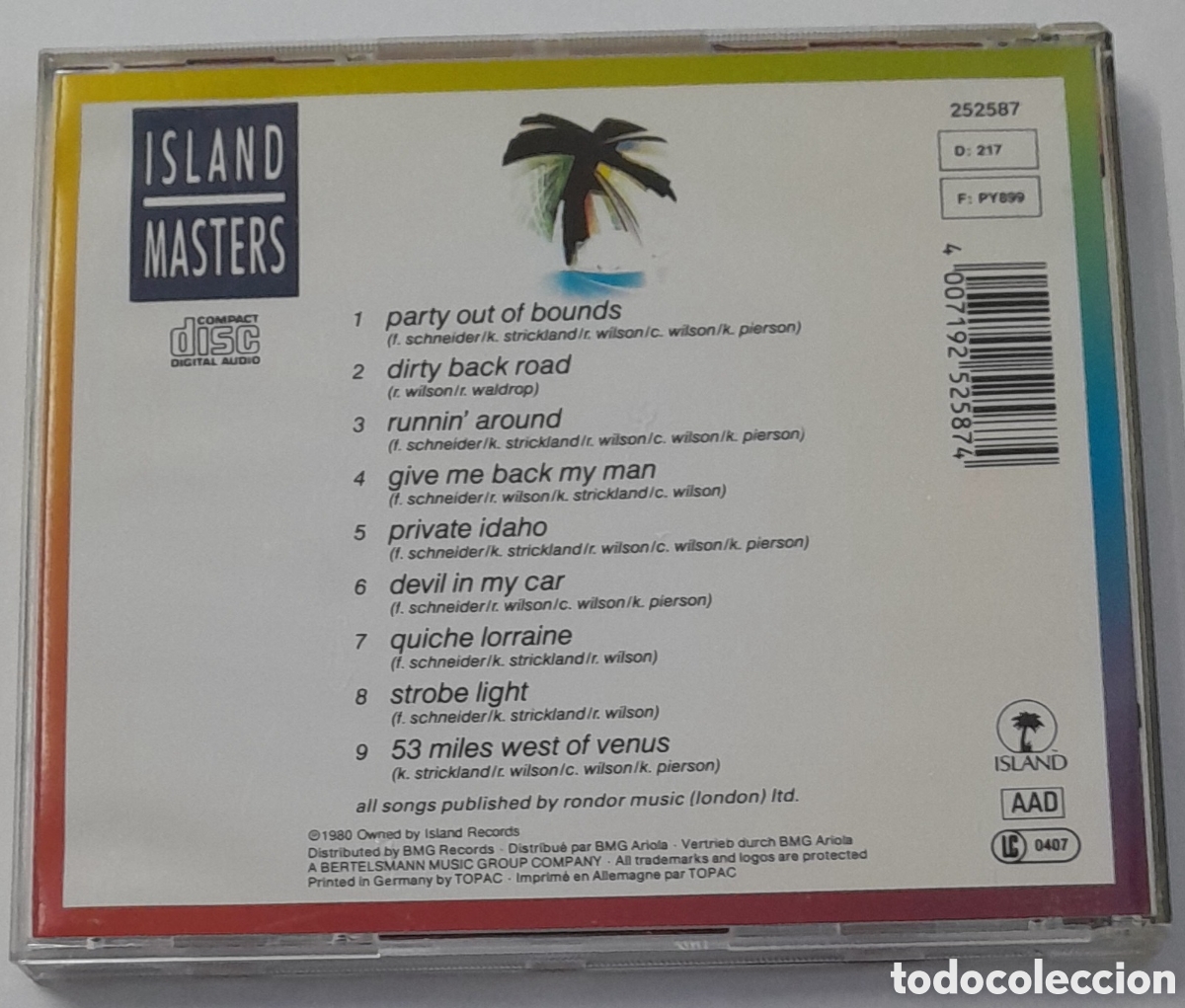 CDs de m&uacute;sica: THE B-52S - WILD PLANET - Foto 2