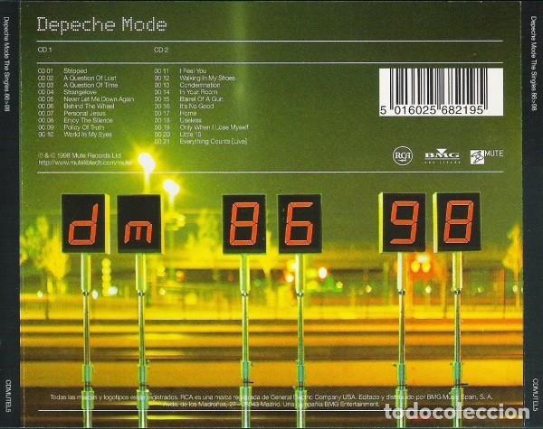 CDs de m&uacute;sica: Depeche Mode - The Singles (2xCD, Comp) - Foto 2