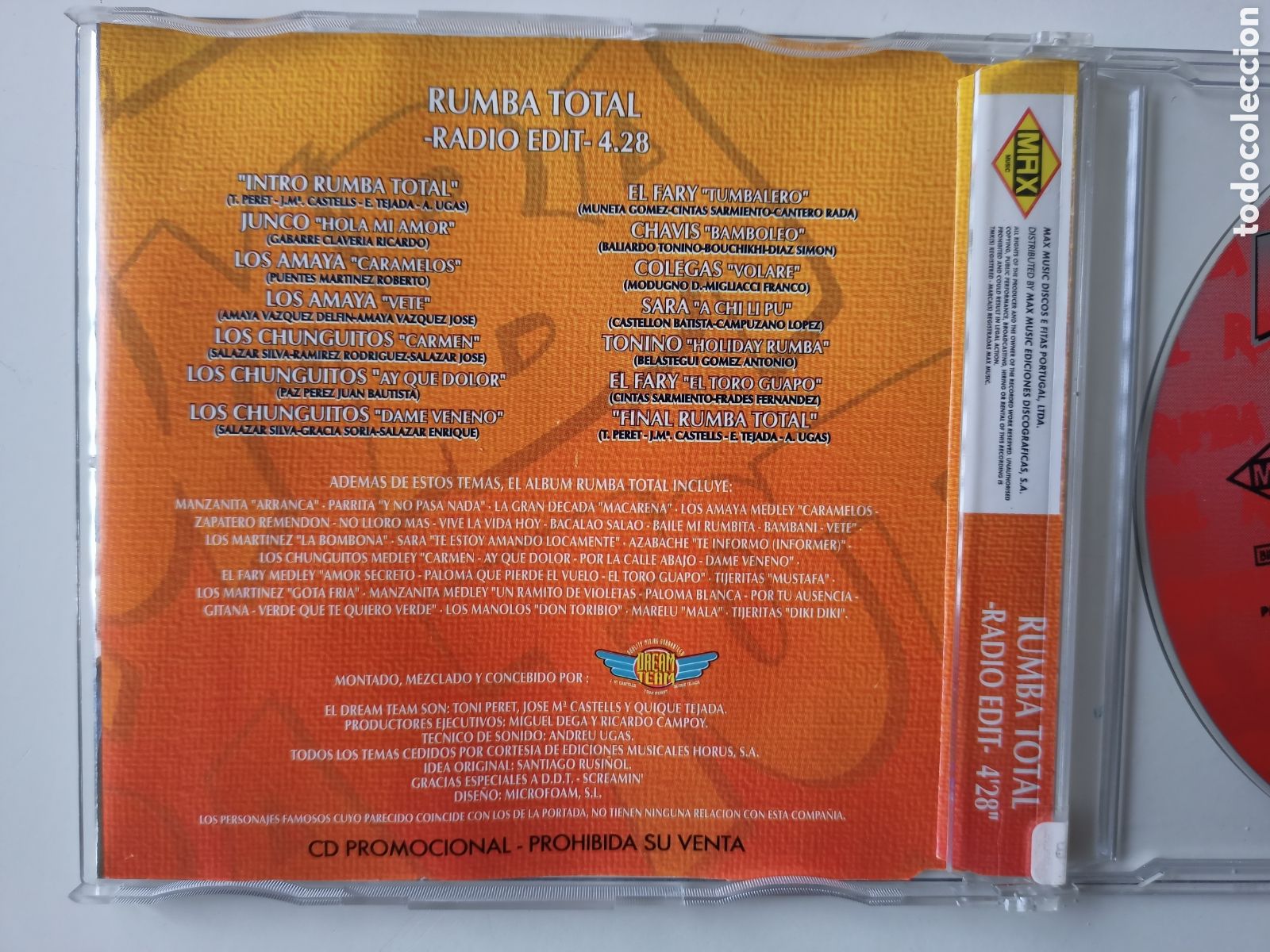 CDs de m&uacute;sica: Rumba Total 1 - Foto 2