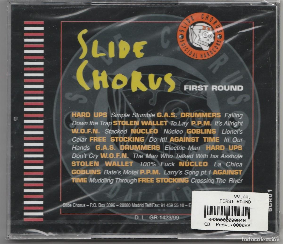 CDs de m&uacute;sica: CD RECOPILATORIO - SLIDE CHORUS - FIRST ROUND - HARDCORE - PRECINTADO - Foto 2