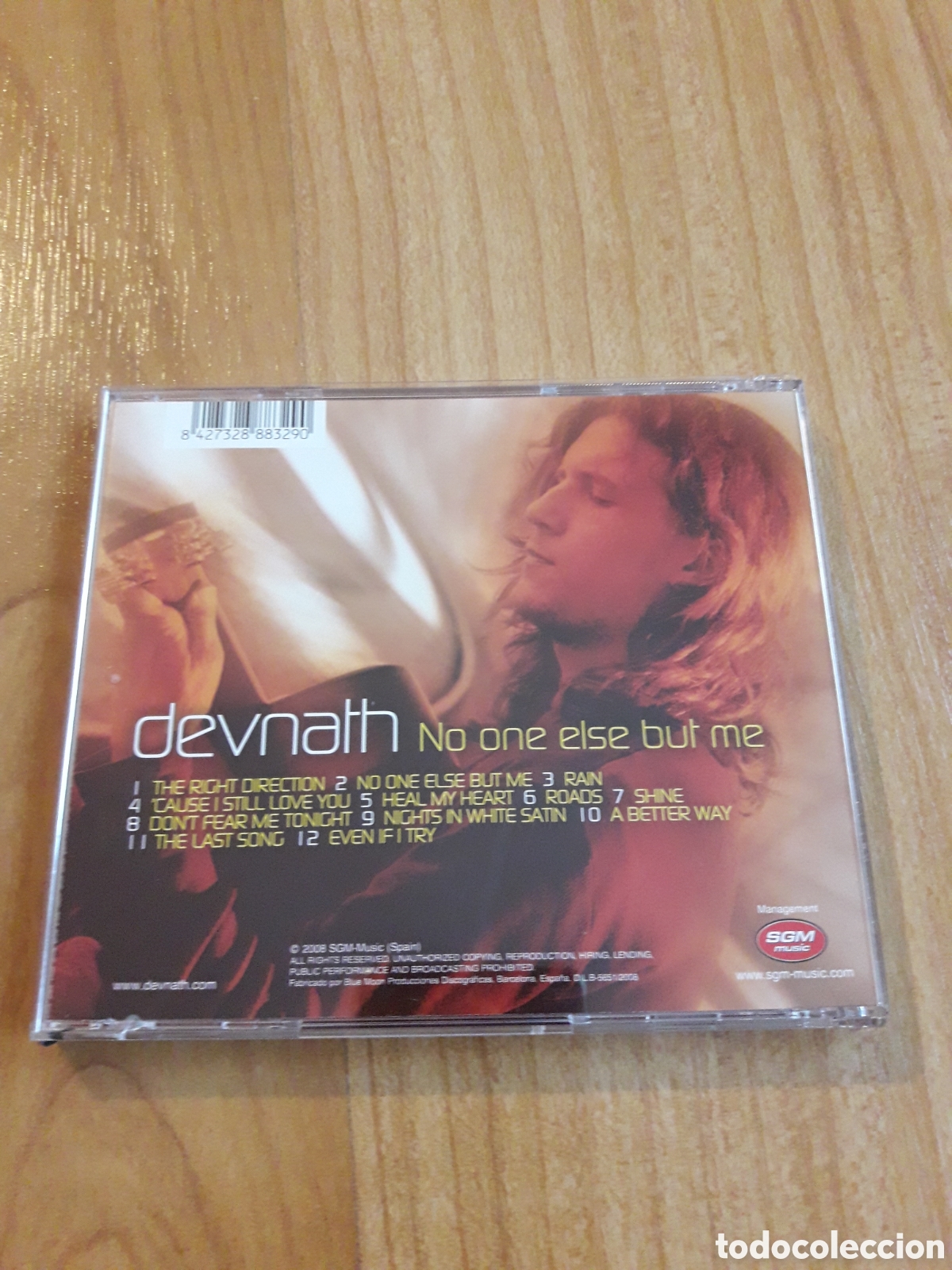 CDs de m&uacute;sica: DEVNATH. NO ONE ELSE BUT ME - Foto 2