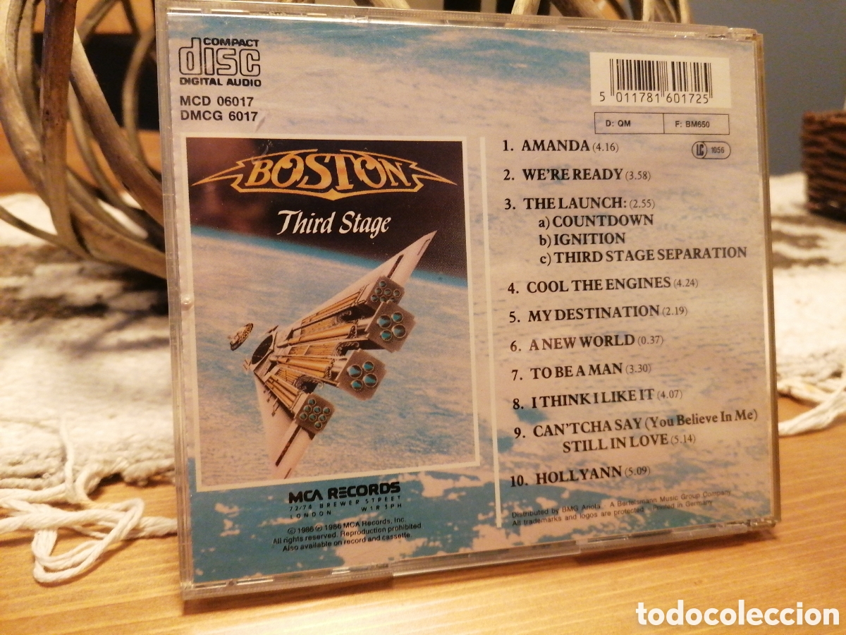 CDs de m&uacute;sica: Boston - Third Stage CD Germany - Foto 2