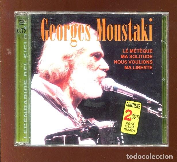 CDs de m&uacute;sica: k.- georges moustaki. doble cd. exitos. perfecto - Foto 1