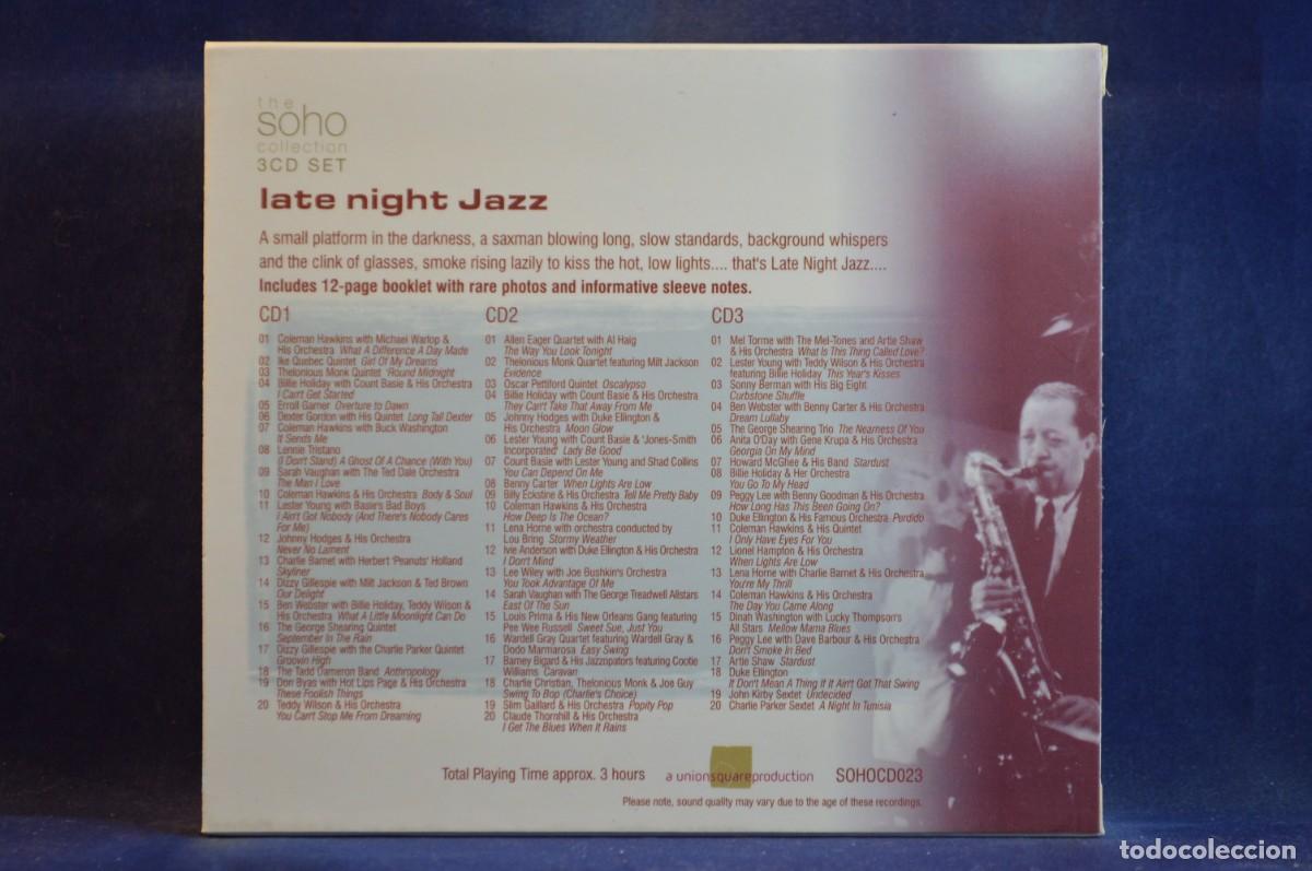 CDs de m&uacute;sica: VARIOUS - LATE NIGHT JAZZ - 3 CD - Foto 2