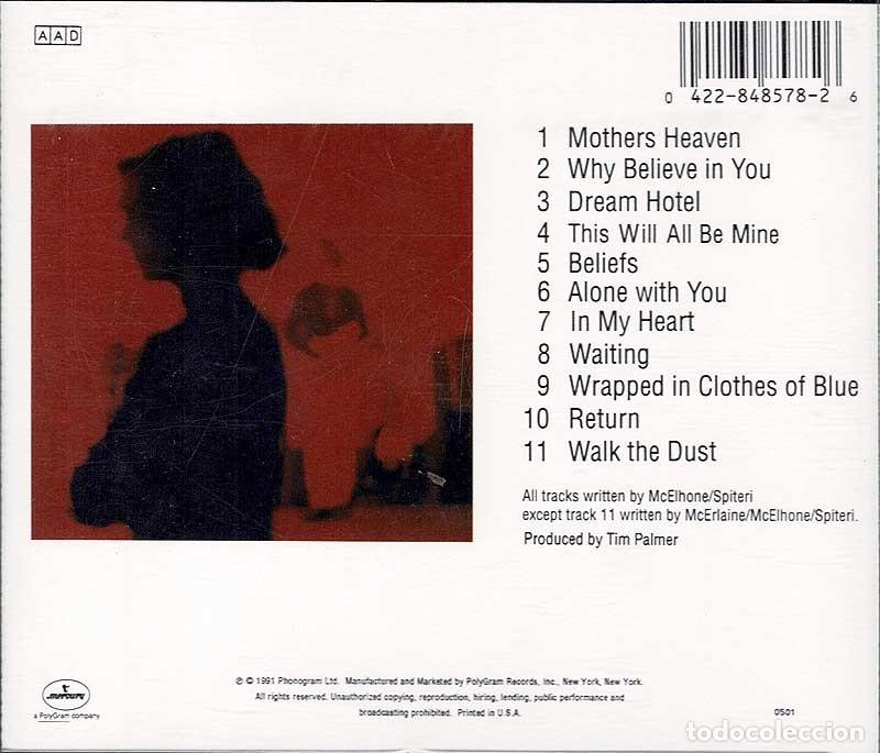 CDs de m&uacute;sica: Texas - Mothers Heaven. CD - Foto 2