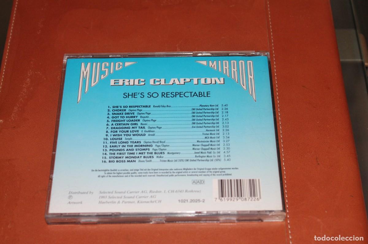 CDs de m&uacute;sica: ERIC CLAPTON - SHE&acute;S SO RESPECTABLE - Foto 2