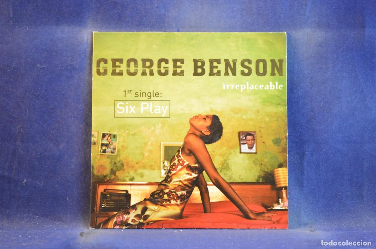 CDs de m&uacute;sica: GEORGE BENSON &ndash; IRREPLACEABLE - CD SINGLE PROMO - Foto 1