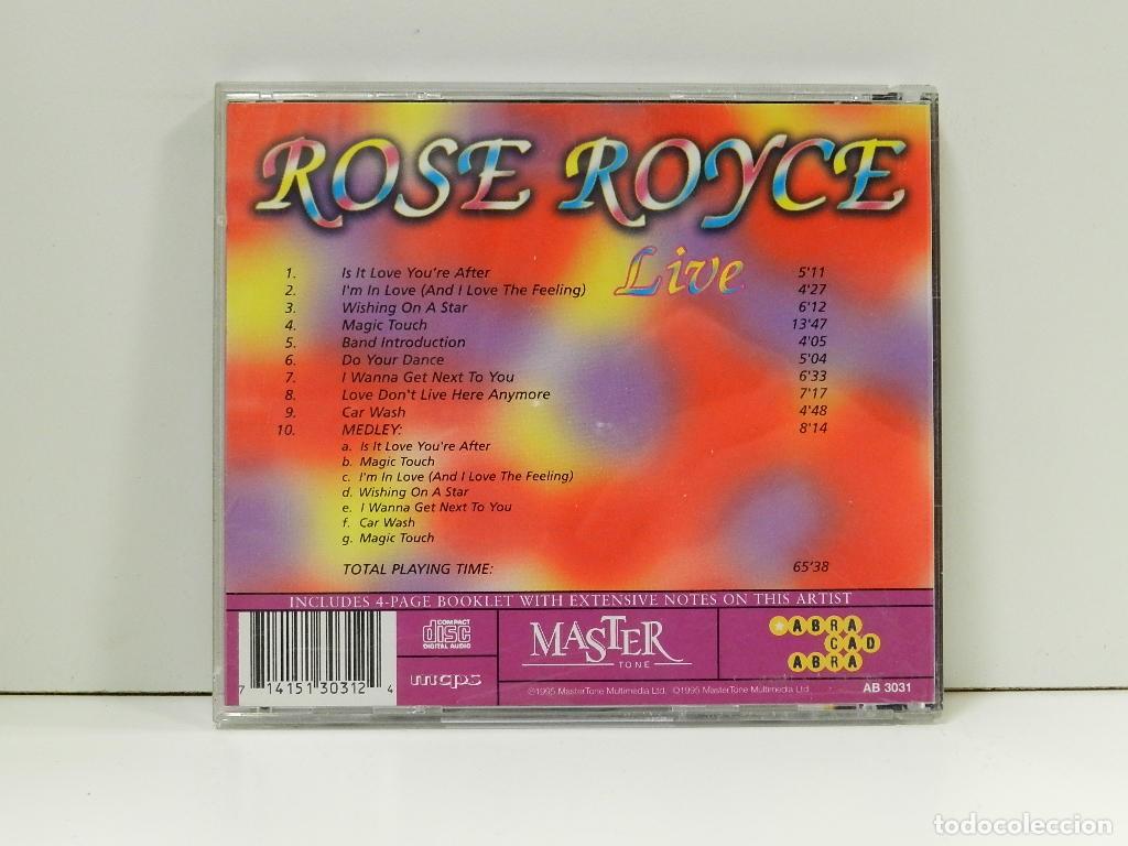 CDs de m&uacute;sica: DISCO CD. Rose Royce &ndash; Live. COMPACT DISC. - Foto 2