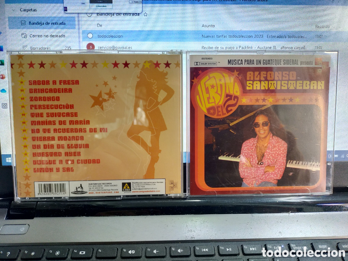 CDs de m&uacute;sica: Alfonso santisteban CD verano del 72 - Foto 1