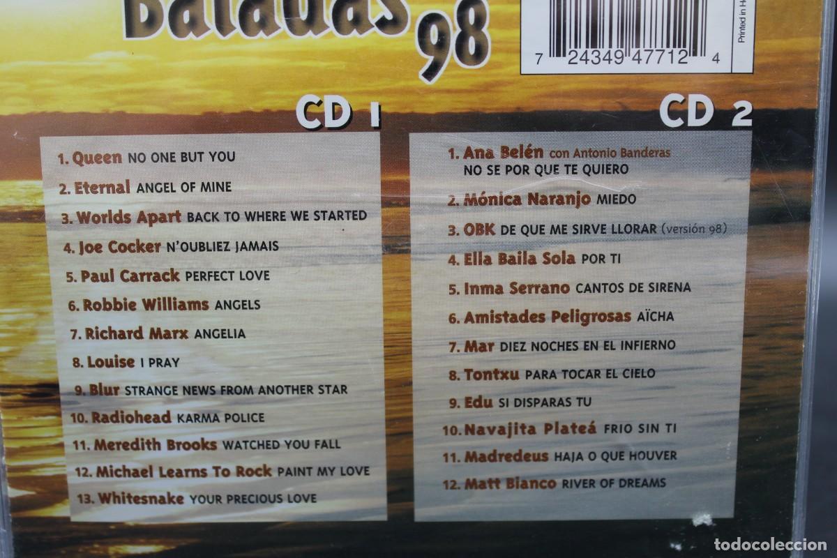 CDs de m&uacute;sica: BALADAS 98 DOBLE CD - Foto 5