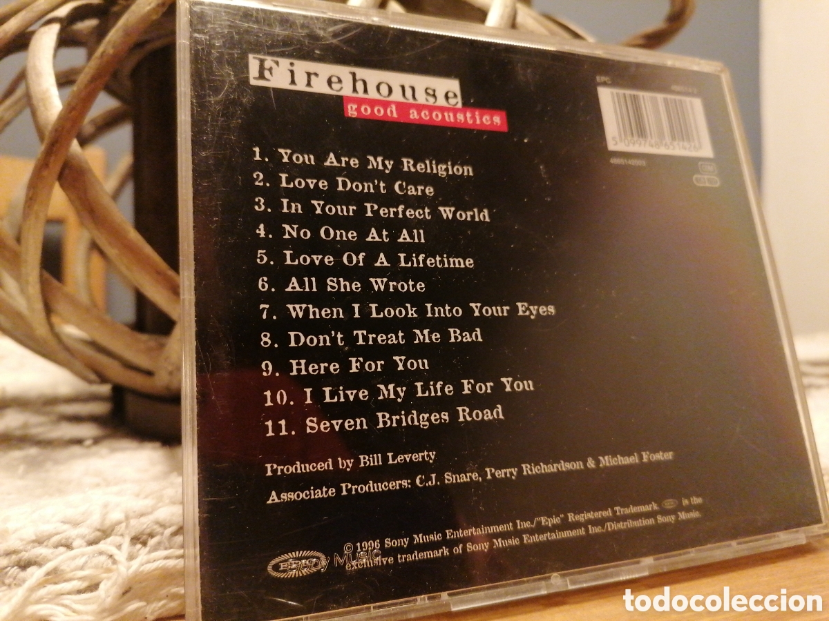 CDs de m&uacute;sica: Firehouse - Good Acoustics Cd - Foto 2