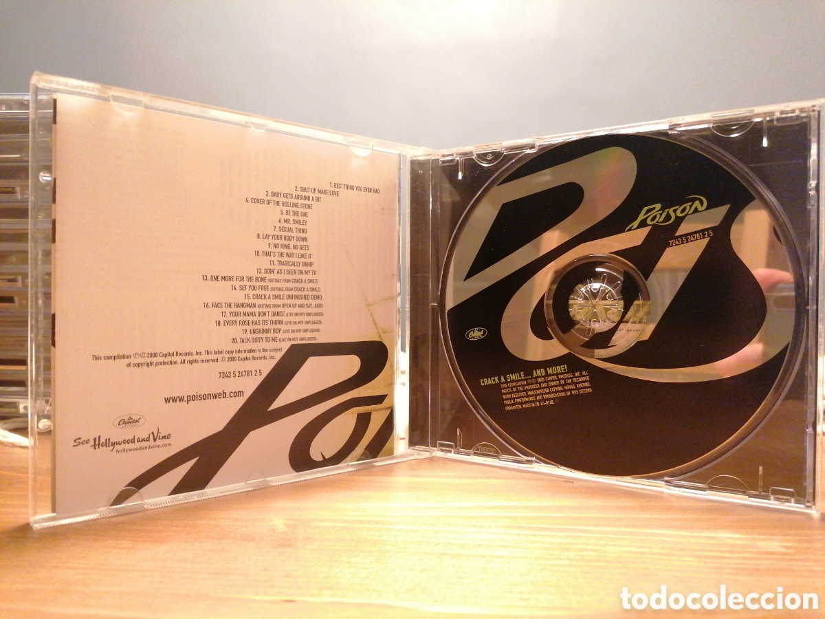 CDs de m&uacute;sica: Poison - Crack a smile and more Cd - Foto 3