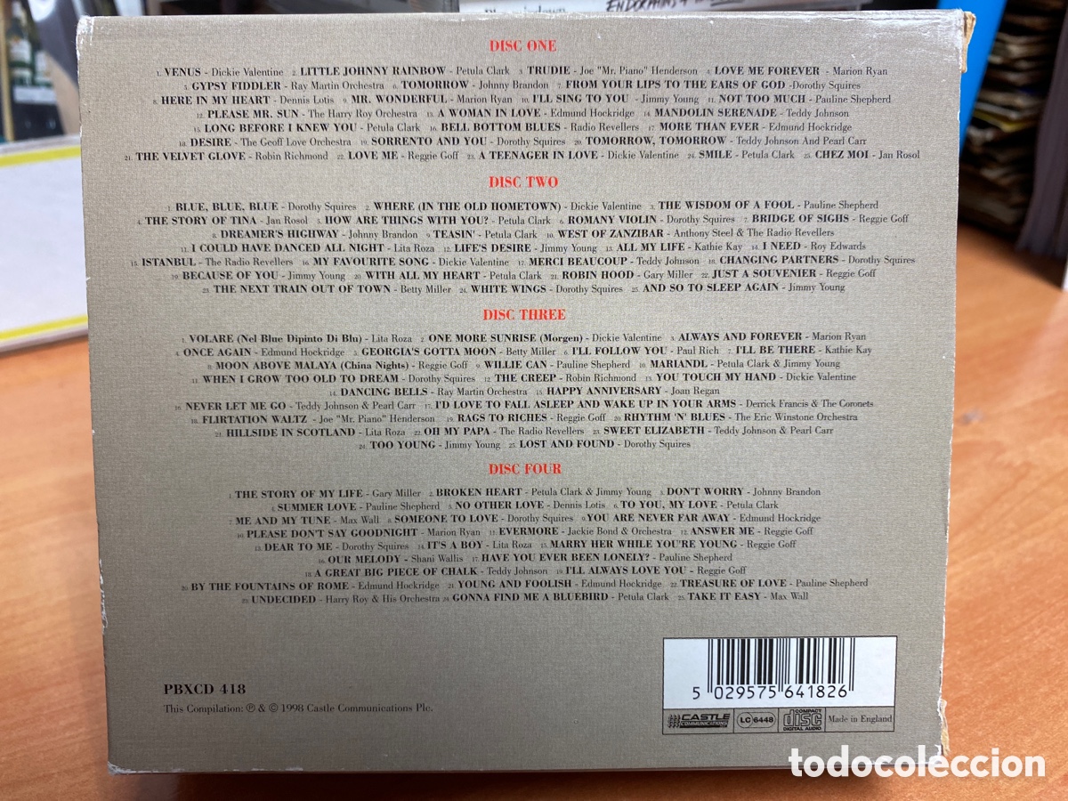 CDs de m&uacute;sica: Various - One Hundred 50s Favourites (4xCD, Comp) - Foto 3