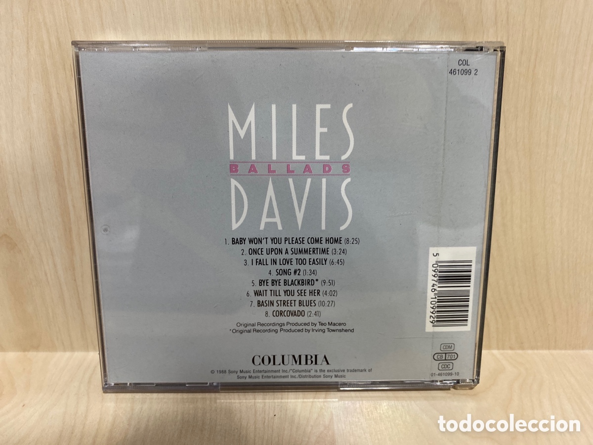 CDs de m&uacute;sica: Miles Davis - Ballads (CD, Comp) - Foto 2