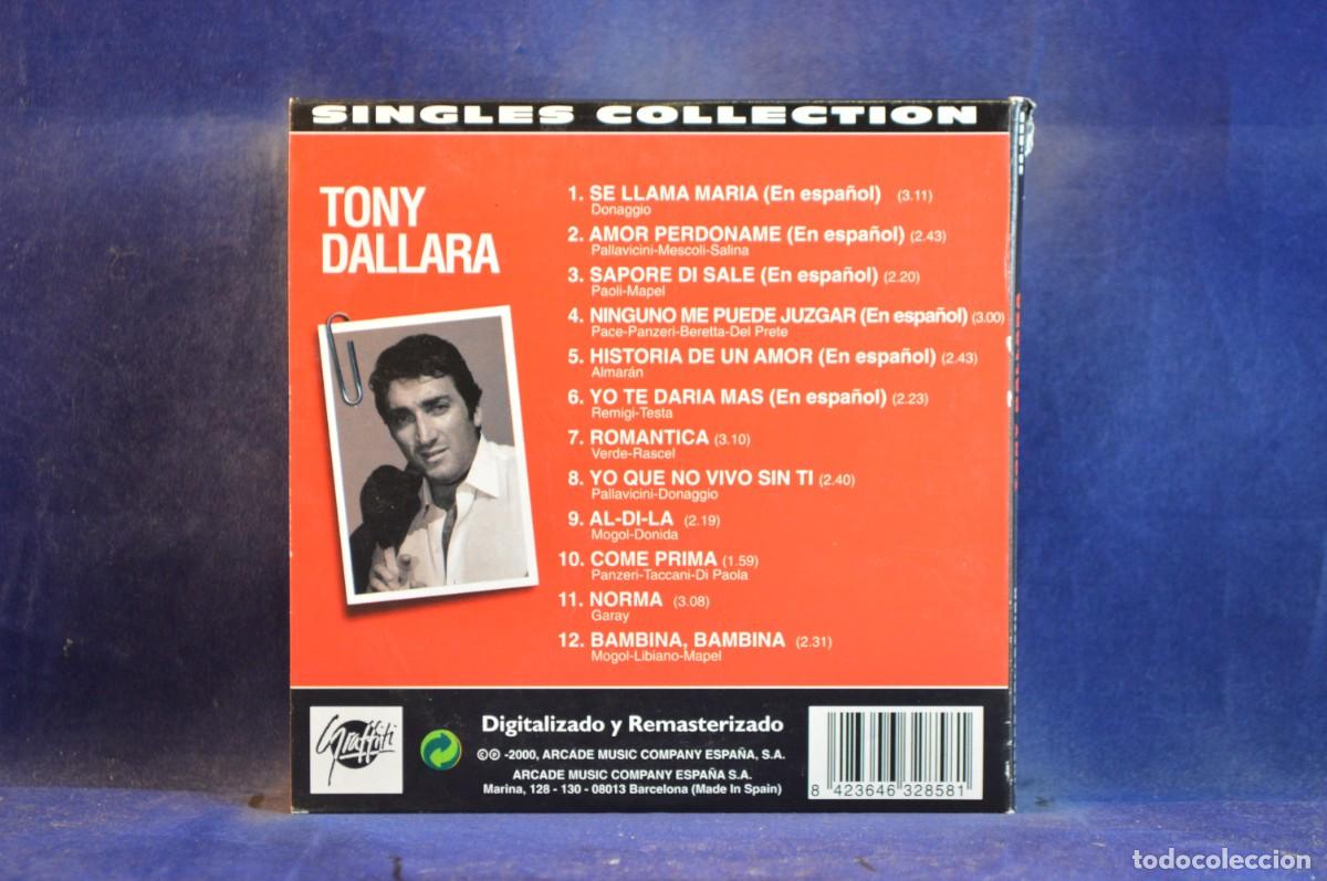 CDs de m&uacute;sica: TONY DALLARA - SINGLES COLLECTION - CD SINGLE - Foto 2