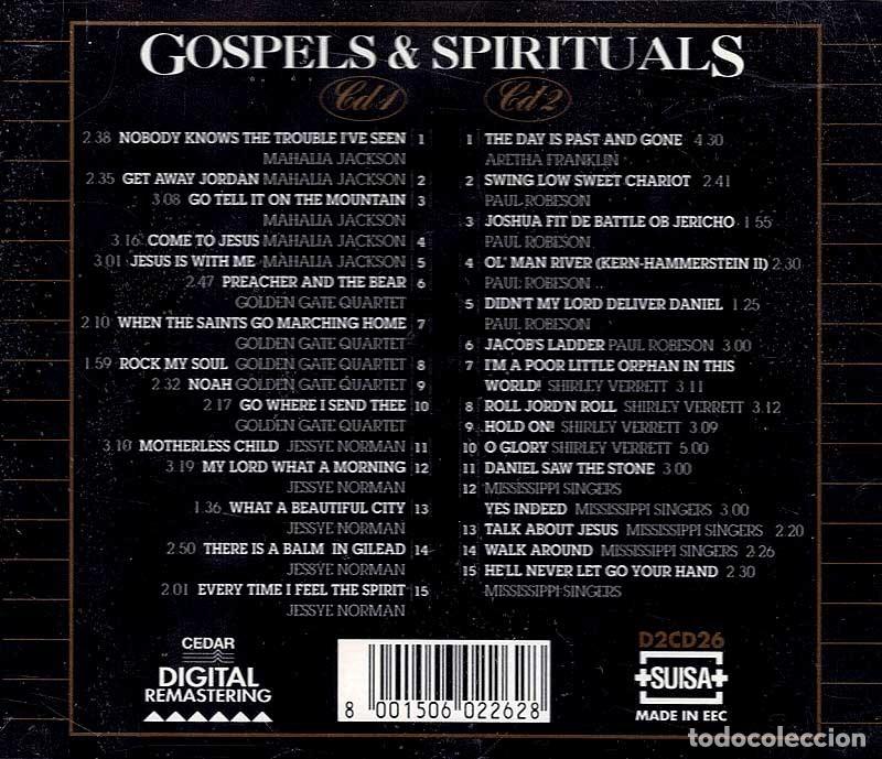 CDs de m&uacute;sica: Gospels & Spirituals. 2 x CD - Foto 2