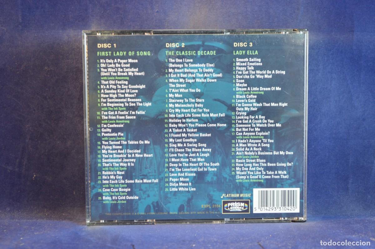 CDs de m&uacute;sica: ELLA FITZGERALD &ndash; 75 ORIGINAL RECORDINGS - 3 CD - Foto 2