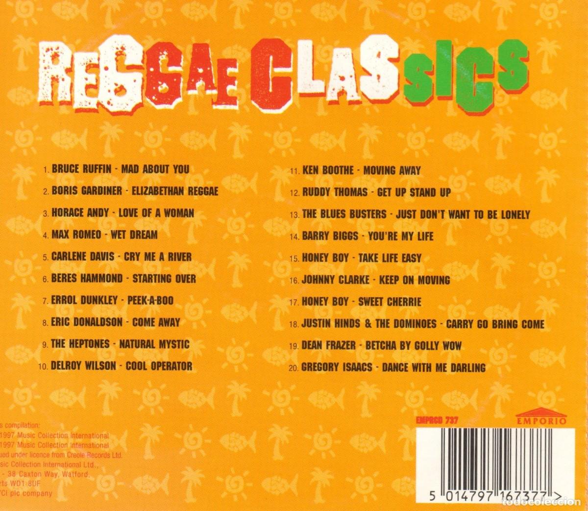 CDs de m&uacute;sica: �R3824 - REGGAE CLASSICS. RECOPILATORIO. CD. - Foto 2