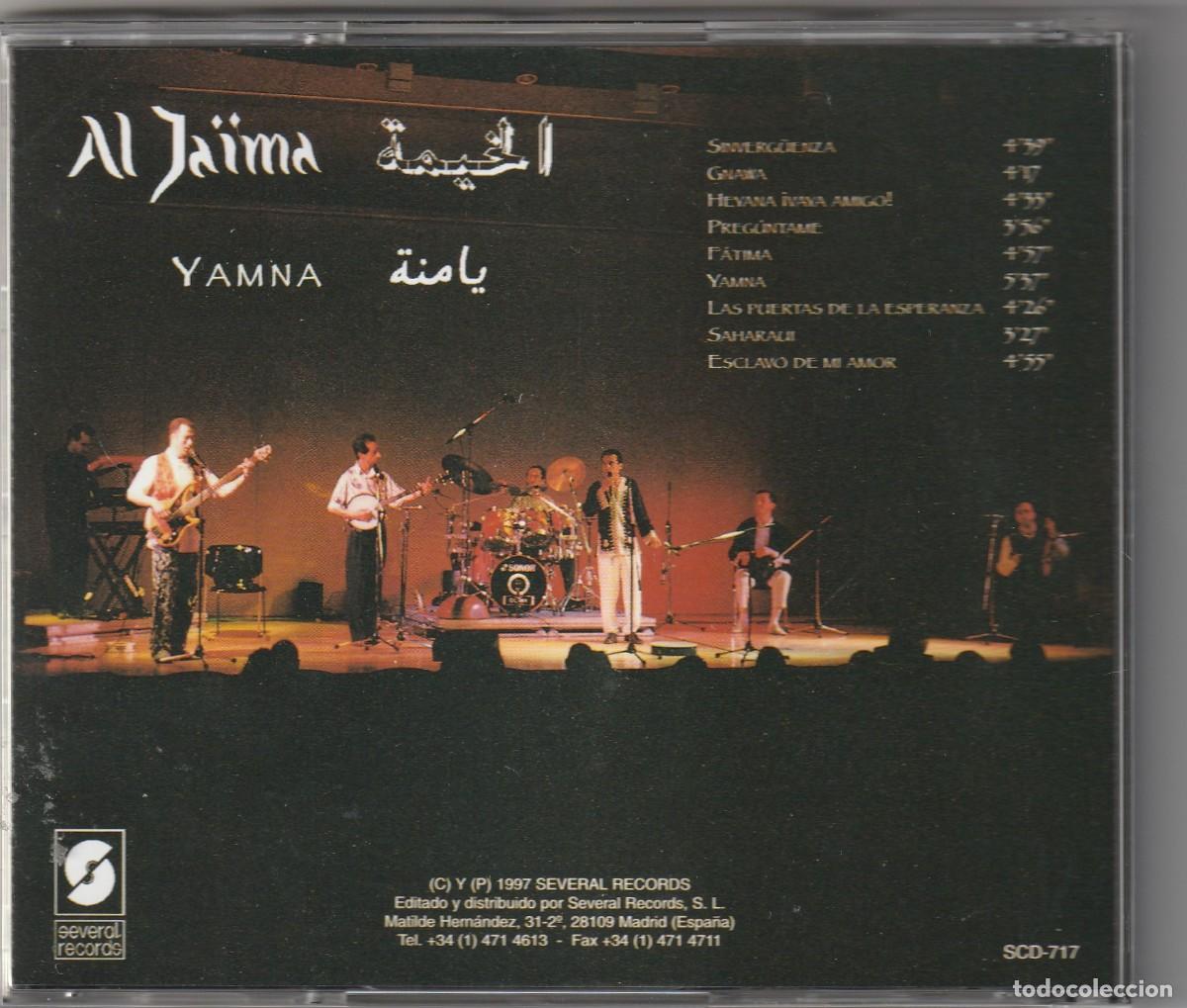 CDs de m&uacute;sica: AL JAIMA - YAMNA (CD SEVERAL RECORDS 1997) - Foto 2