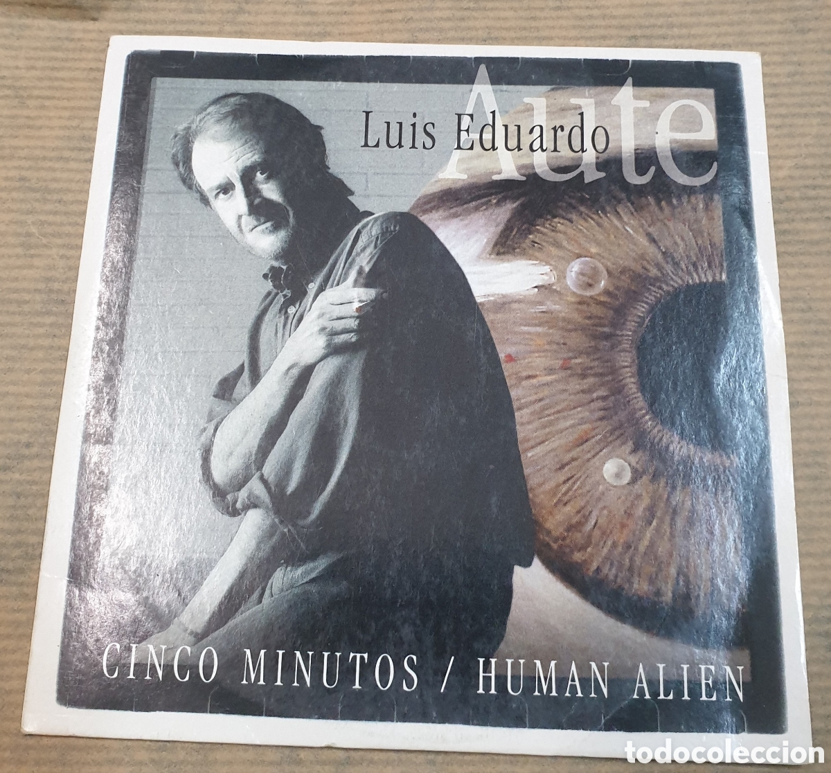 CDs de m&uacute;sica: Luis Eduardo Aute - cinco minutos. Cd single - Foto 1