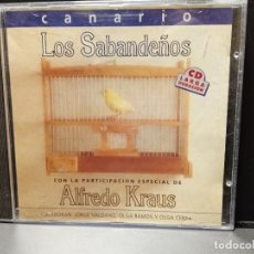CDs de Música: LOS SABANDEÑOS CON ALFREDO KRAUS (CANARIO) CD 1993 OLGA RAMOS, OLGA CERPA Y JORGE VALDANO PEPETO