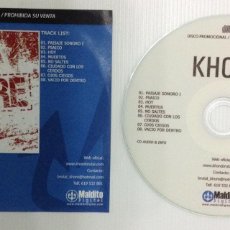 CDs de Música: KHORE CD EDICIÓN PROMOCIONAL. Lote 386671129