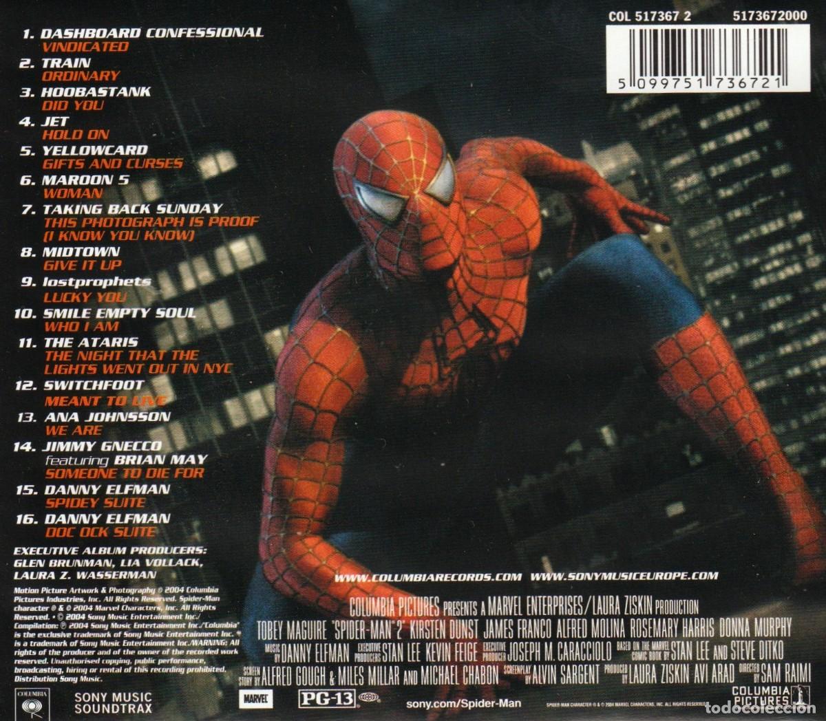 r3815 - spiderman 2. banda sonora original. cd. - Compra venta en  todocoleccion