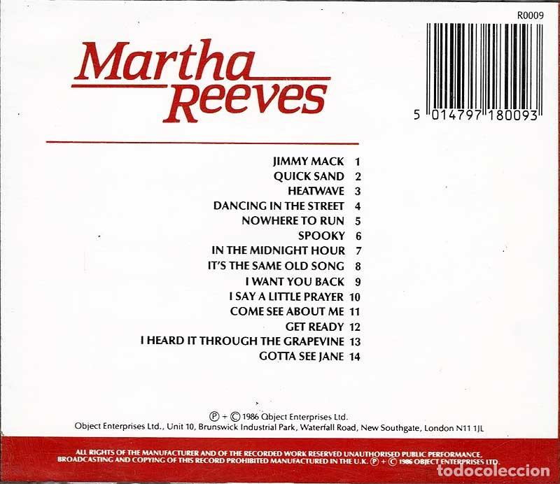 CDs de m&uacute;sica: Martha Reeves - The Collection. CD - Foto 2