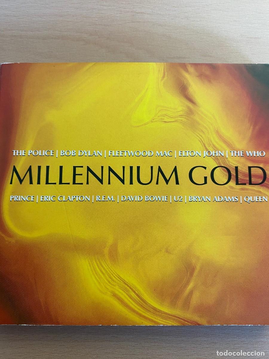 CDs de m&uacute;sica: MILLENIUM GOLD RECOPILATORIO 2CD U2, BOB DYLAN, REM, STING... - Foto 1