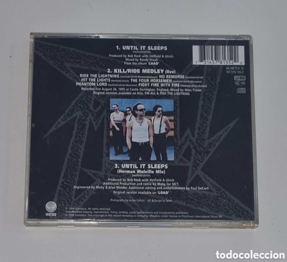 CDs de m&uacute;sica: METALLICA / CD SINGLE / UNTIL IT SLEEPS (CD PART 2) - Foto 3